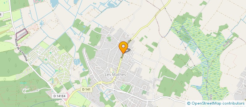 localisation de l'entreprise MONSIEUR CLAUDE DUMBERGER  LES MATHES