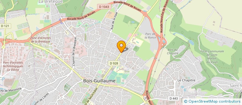 localisation de l'entreprise MONSIEUR CLAUDE DUMENIL à BOIS-GUILLAUME