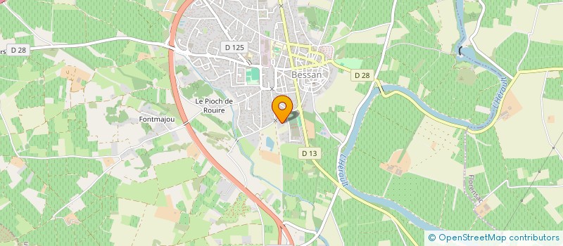 localisation de l'entreprise MONSIEUR CLAUDE DUMONTET à BESSAN