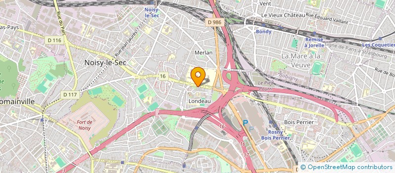 localisation de l'entreprise MONSIEUR CLAUDE DUMOTTIER à NOISY-LE-SEC