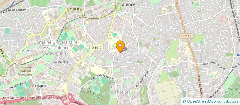 localisation de l'entreprise MONSIEUR CLAUDE DUNEAU  TALENCE