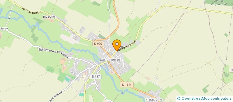 localisation de l'entreprise MONSIEUR CLAUDE DUNET  LONDINIERES