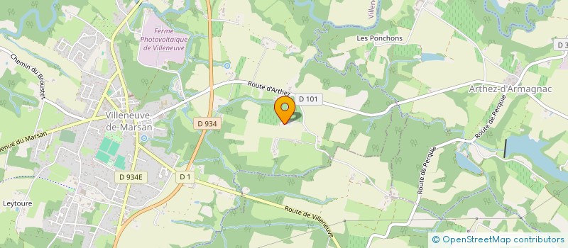 localisation de l'entreprise MONSIEUR CLAUDE DUPIELLET à VILLENEUVE-DE-MARSAN