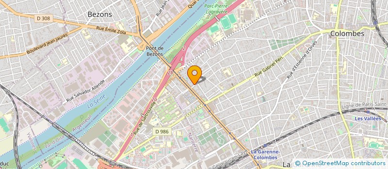 localisation de l'entreprise MONSIEUR CLAUDE DUPLAIX  COLOMBES