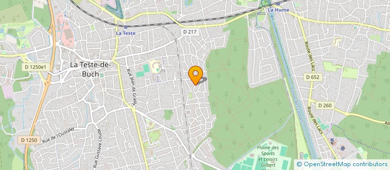 localisation de l'entreprise MONSIEUR CLAUDE DUPRE à LA TESTE-DE-BUCH