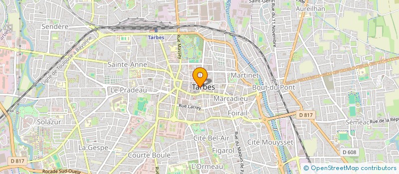 localisation de l'entreprise MONSIEUR CLAUDE DUPRE  TARBES