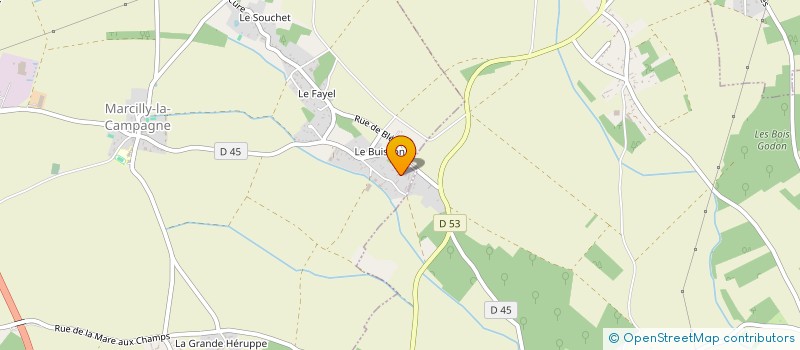 localisation de l'entreprise MONSIEUR CLAUDE DUQUENNE  MARCILLY-LA-CAMPAGNE