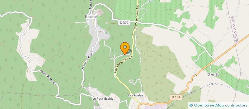 localisation de l'entreprise MONSIEUR CLAUDE DUQUESNE  BANNE