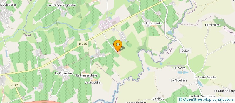 localisation de l'entreprise MONSIEUR CLAUDE DURAND  LA REGRIPPIERE