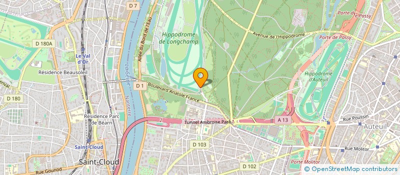 localisation de l'entreprise MONSIEUR CLAUDE DURAND  PARIS