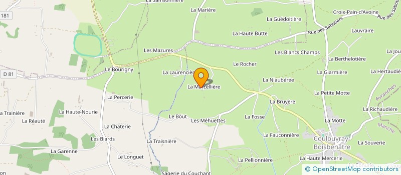 localisation de l'entreprise MONSIEUR CLAUDE DURANTON à COULOUVRAY-BOISBENATRE