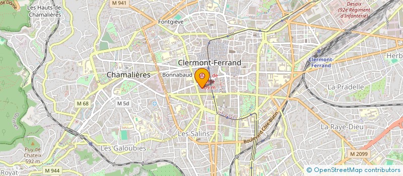 localisation de l'entreprise MONSIEUR CLAUDE DUTOUR  CLERMONT-FERRAND