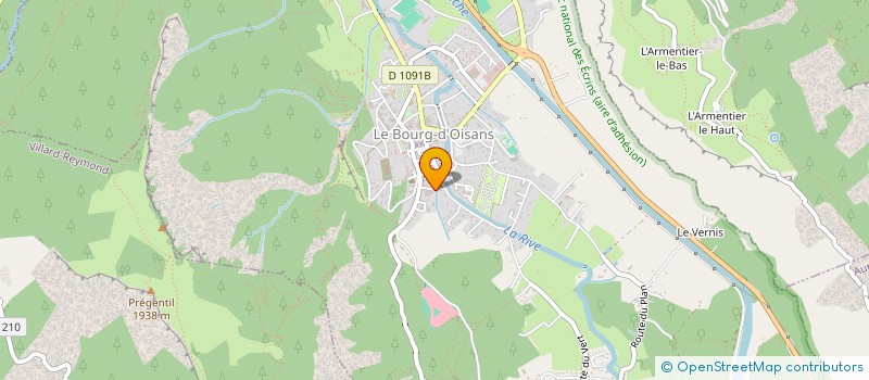 localisation de l'entreprise MONSIEUR CLAUDE DUTREILLY  LE BOURG-D'OISANS