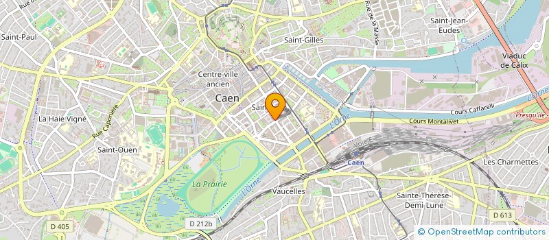 localisation de l'entreprise MONSIEUR CLAUDE DUVAL à CAEN