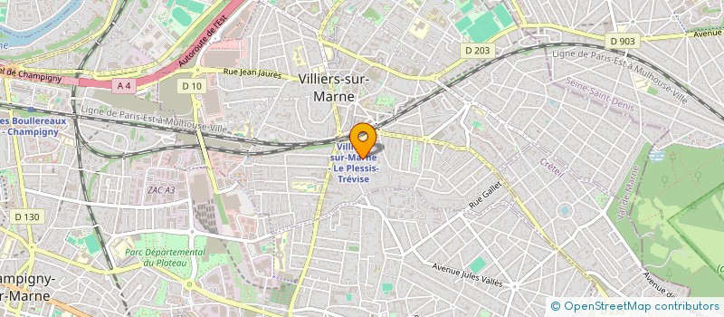 localisation de l'entreprise MONSIEUR CLAUDE DUVAL-VALENTIN  VILLIERS-SUR-MARNE