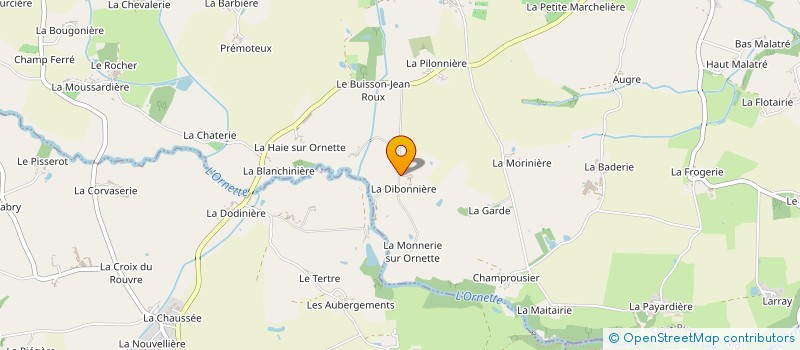 localisation de l'entreprise MONSIEUR CLAUDE EDET  SAINT-PIERRE-DES-NIDS