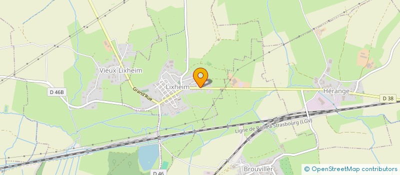 localisation de l'entreprise MONSIEUR CLAUDE EICHENLAUB  LIXHEIM