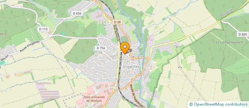 localisation de l'entreprise MONSIEUR CLAUDE EICHWALD  WEITERSWILLER