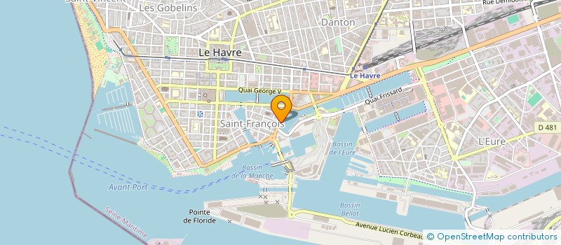 localisation de l'entreprise MONSIEUR CLAUDE EMKEYES  LE HAVRE