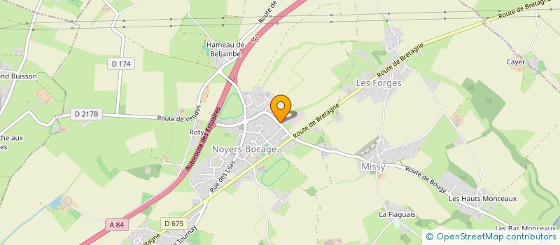 localisation de l'entreprise MONSIEUR CLAUDE ENEE  VAL D'ARRY