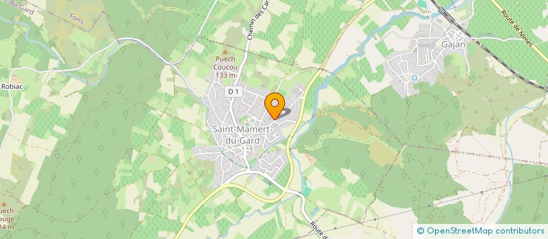 localisation de l'entreprise MONSIEUR CLAUDE-ERIC PRADE  SAINT-MAMERT-DU-GARD