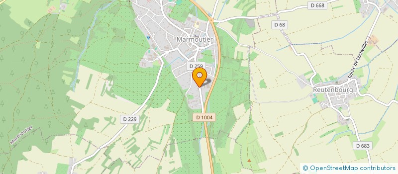 localisation de l'entreprise MONSIEUR CLAUDE ERNENWEIN  MARMOUTIER