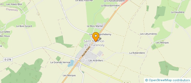 localisation de l'entreprise MONSIEUR CLAUDE ERNOUX à CHARENCEY