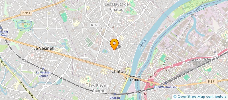 localisation de l'entreprise MONSIEUR CLAUDE ERNY  CHATOU