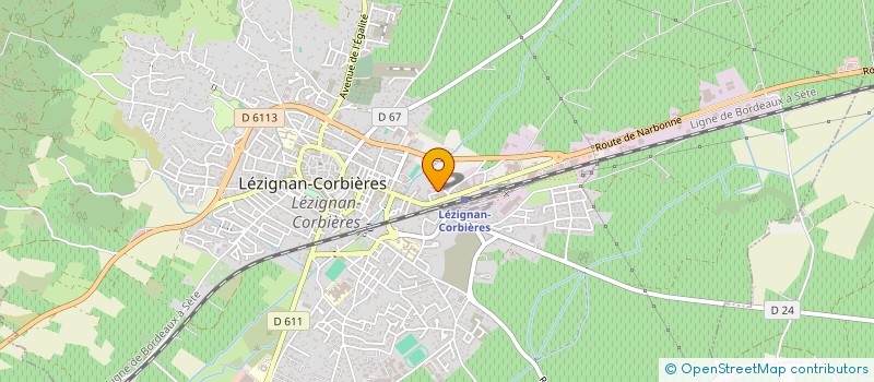 localisation de l'entreprise MONSIEUR CLAUDE ESCOURBIAC à LEZIGNAN-CORBIERES