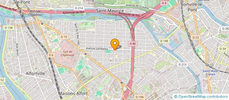localisation de l'entreprise MONSIEUR CLAUDE ESTIVAL à MAISONS-ALFORT