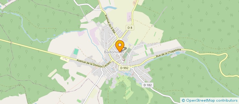 localisation de l'entreprise MONSIEUR CLAUDE ETIENNE  BADONVILLER