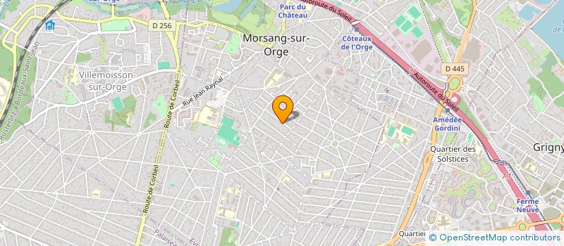 localisation de l'entreprise MONSIEUR CLAUDE EUDELINE  MORSANG-SUR-ORGE