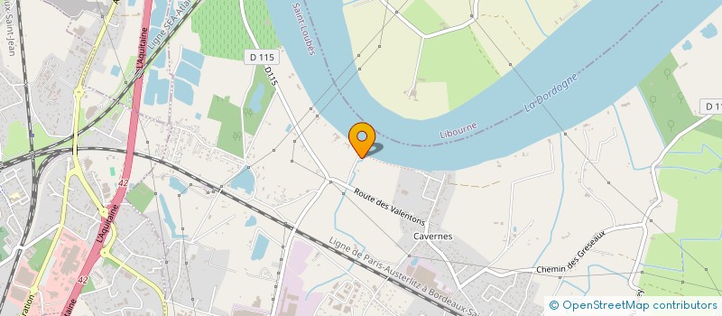 localisation de l'entreprise MONSIEUR CLAUDE EYRIN  SAINT-LOUBES