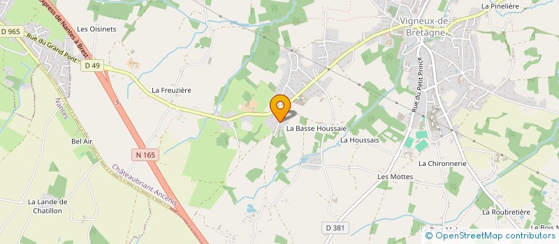 localisation de l'entreprise MONSIEUR CLAUDE EZAN à VIGNEUX-DE-BRETAGNE