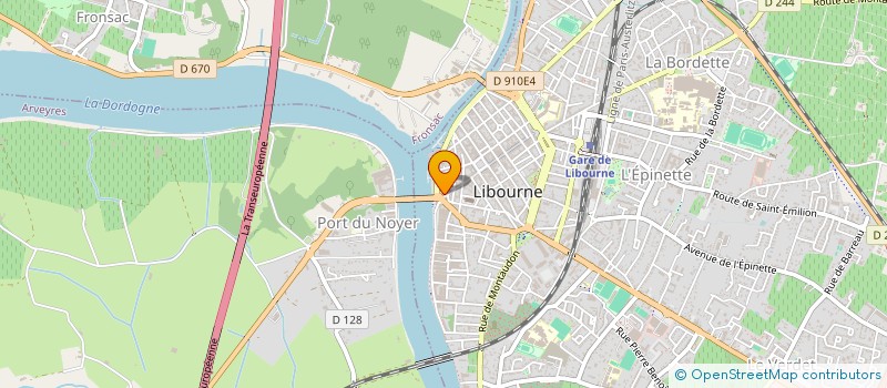 localisation de l'entreprise MONSIEUR CLAUDE FABIANI à LIBOURNE