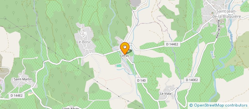 localisation de l'entreprise MONSIEUR CLAUDE FABREGUETTES  LE BOSC