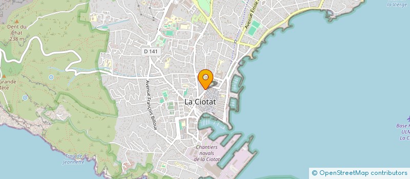 localisation de l'entreprise MONSIEUR CLAUDE FADDA à LA CIOTAT