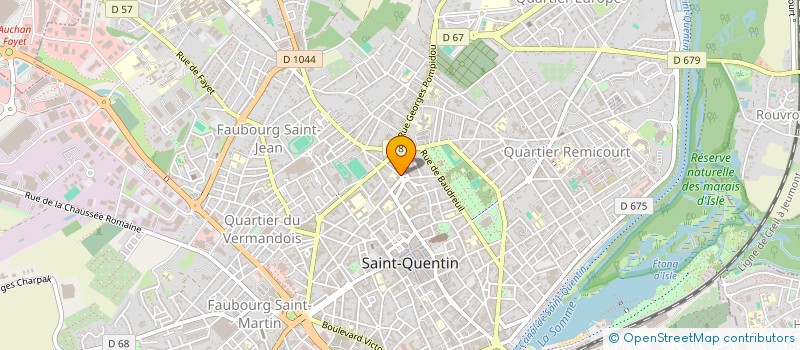 localisation de l'entreprise MONSIEUR CLAUDE FAGLIN à SAINT-QUENTIN