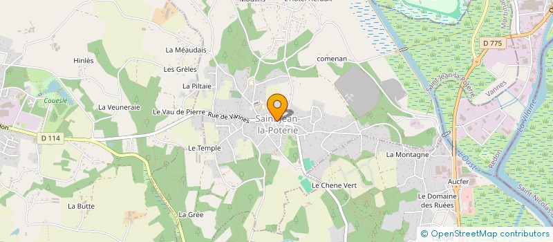 localisation de l'entreprise MONSIEUR CLAUDE FAINAN  SAINT-JEAN-LA-POTERIE