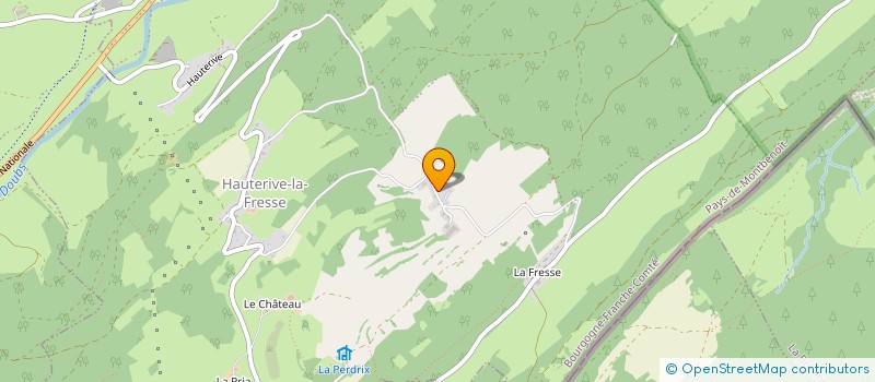 localisation de l'entreprise MONSIEUR CLAUDE FAIVRE  HAUTERIVE LA FRESSE