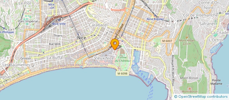 localisation de l'entreprise MONSIEUR CLAUDE FAUCHER  NICE