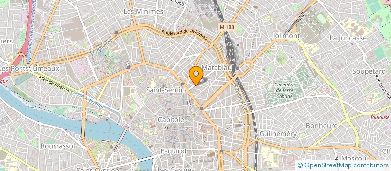 localisation de l'entreprise MONSIEUR CLAUDE FAUGERE à TOULOUSE