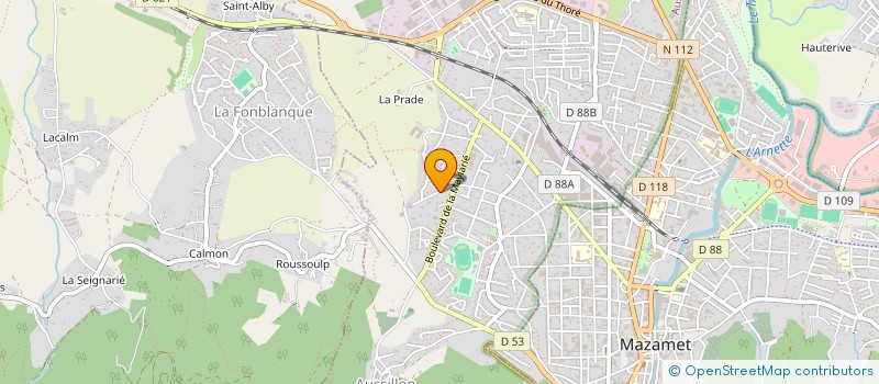 localisation de l'entreprise MONSIEUR CLAUDE FAURY à AUSSILLON