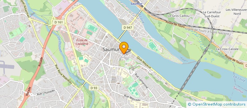 localisation de l'entreprise MONSIEUR CLAUDE FAUST à SAUMUR