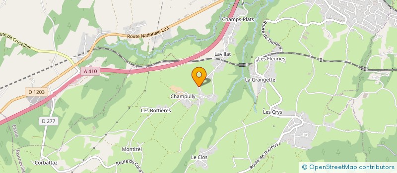 localisation de l'entreprise MONSIEUR CLAUDE FAVRAT à LA ROCHE SUR FORON