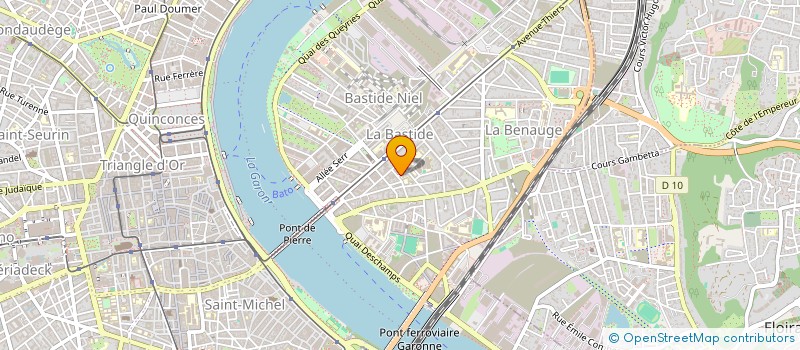 localisation de l'entreprise MONSIEUR CLAUDE FEIGNE  BORDEAUX