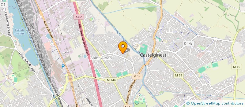 localisation de l'entreprise MONSIEUR CLAUDE FENOGLIO  SAINT-ALBAN