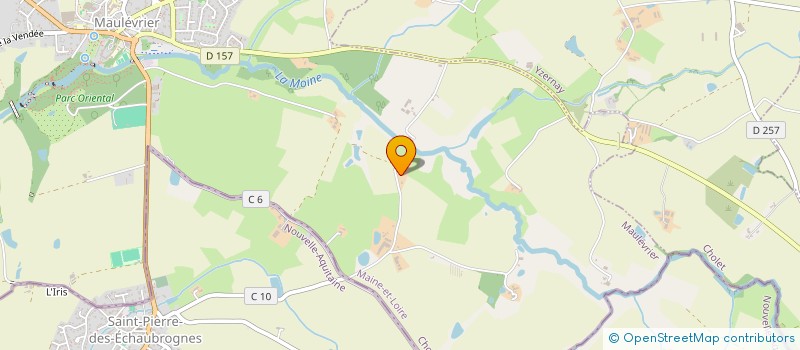 localisation de l'entreprise MONSIEUR CLAUDE FERCHAUD  MAULEVRIER