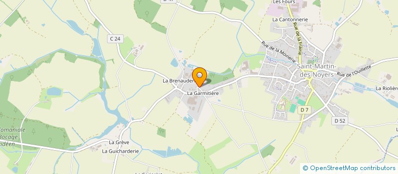 localisation de l'entreprise MONSIEUR CLAUDE FERE  SAINT-MARTIN-DES-NOYERS