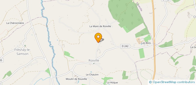 localisation de l'entreprise MONSIEUR CLAUDE FEREY à ROIVILLE